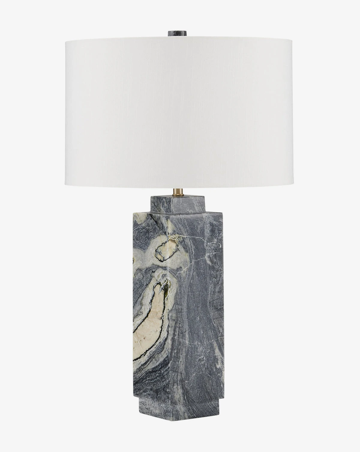 Ashlar Marble Table Lamp