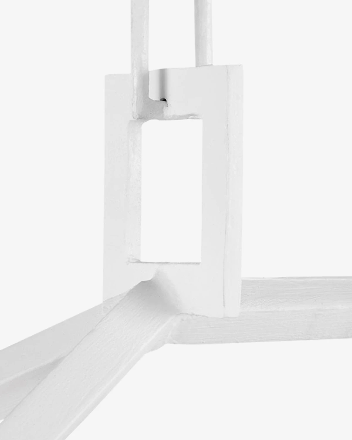 Denison White Rectangular Lantern - Image 4