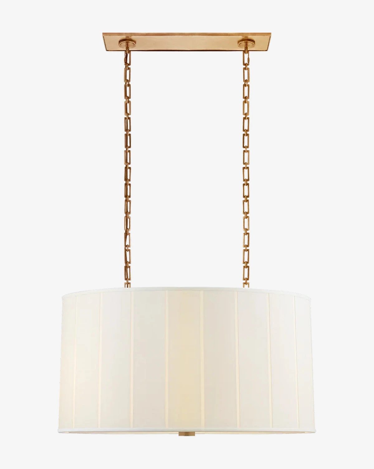 Perfect Pleat Oval Hanging Shade - Image 4